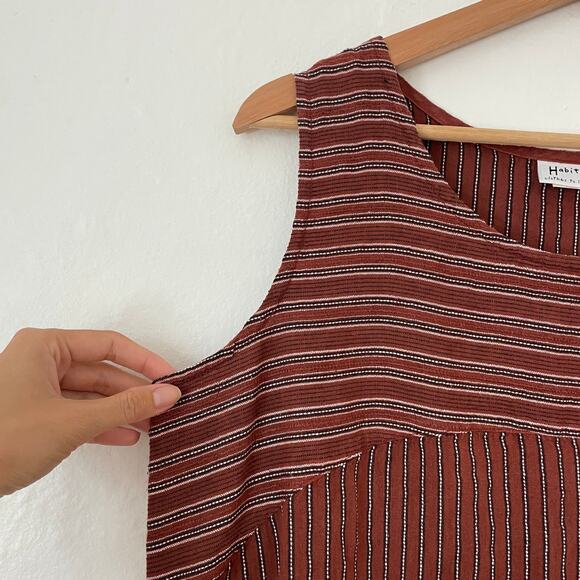 Habitat – Organic Striped Sleeveless Linen Blend Tunic - Picture 5 of 10